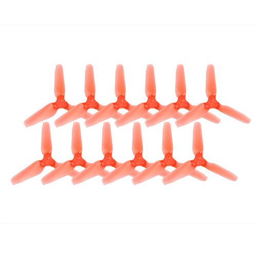 Helices 3 Pales Abs Emax Avan Mini Rc Drone 3 Pouces Pour Babyhawk (Rouge Transparent)