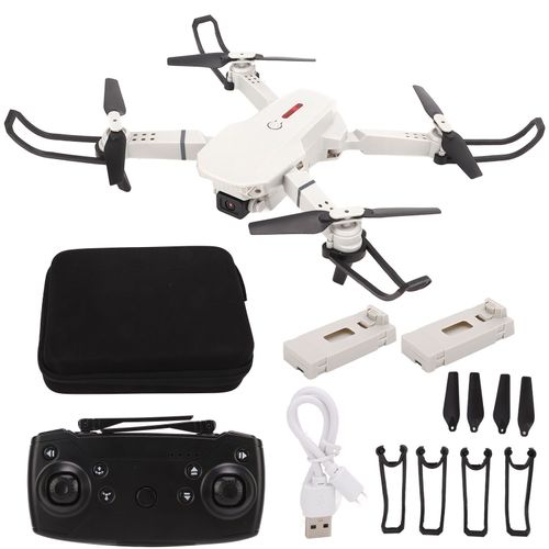 Drone Pliable E88 Avec Camera Daul 4k Hd, Photographie Aerienne, Quadricoptere Rc, Jouet Cadeau, Trois Batteries