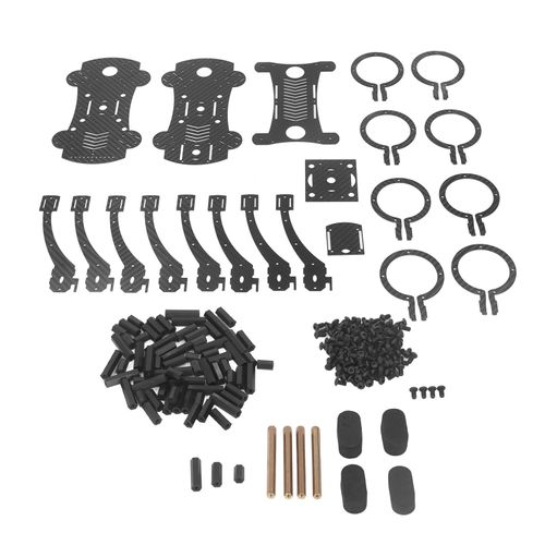 Kit De Chassis Pour Drone F450, En Fibre De Carbone, Pour Quadricoptere 450 Mm, Cellule 4 Axes En Fibre De Carbone Pour Drone Rc A Ventilateur Canalise De 50 Mm-Loire-Lever