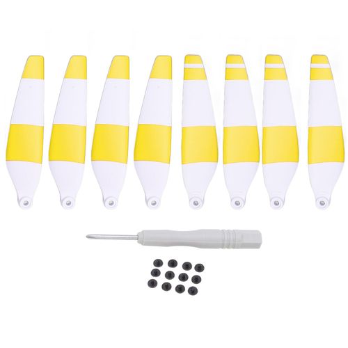 Helices De Remplacement Pour Drone Mini 3 Pro 6030f, Double Face, Colorees, Silencieuses, Jaunes