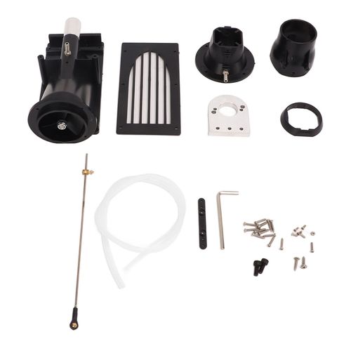 Propulseur de bateau telecommande 40 mm, pompe surdimensionnee, propulseur d'eau, noir