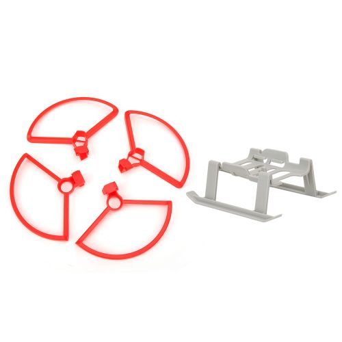 Ensemble De Bagues De Protection D'helice Pour Support De Hauteur Allongee Rc, Compatible Avec Dji Mavic Mini (Rouge)-Loire-Lever