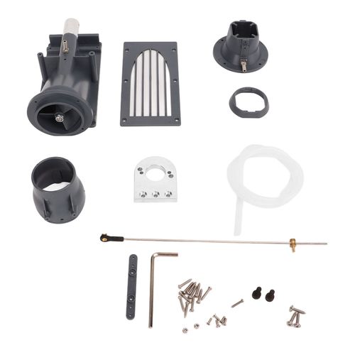 Propulseur de bateau telecommande 40 mm, pompe surdimensionnee, propulseur d'eau, gris