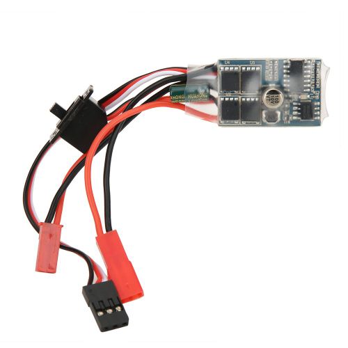Controleur de vitesse de moteur RC bidirectionnel 30 A 4-8 V ESC pour voiture et bateau 1/16, 1/18, 1/24, sans frein