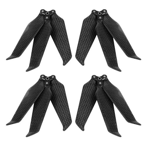 Helice Tripale A Degagement Rapide En Fibre De Carbone 8743 A Reduction De Bruit Pour Dji Mavic 2 Pro Zoom