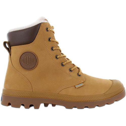 Palladium Pampa Sport Cuff Wps Bottes Gefüttert Cuir Brown 72992s228sm