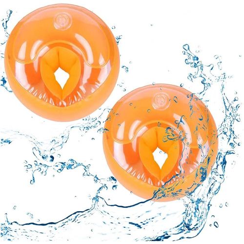 Brassard De Natation Orange Pour Enfant, Brassard De Natation Pour Piscine, Anneau De Natation Épais, Anneaux Flottants Gonflables, Accessoires De Natation