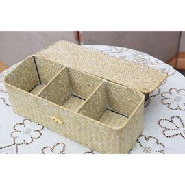 Premium - Boite De Rangement Avec Couvercle - Panier Rangement En Tissu