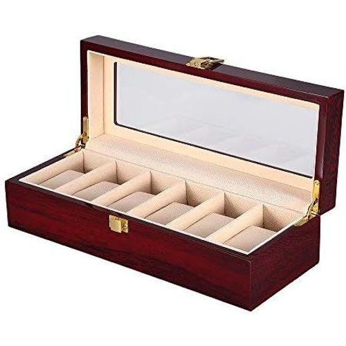 Coffret À Montres, Boîte De Rangement À Bijoux, Boîte De Présentation, Boîte En Bois Avec Serrure Pour Hommes Et Femmes