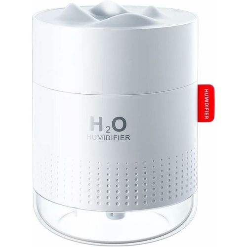 Humidificateur d'air pour chambre à coucher, 500 ml, USB, pour pépinière, plantes, humidificateur d'air, ultrasonique, silencieux, portable, mini, pour la maison, le yoga et le bureau