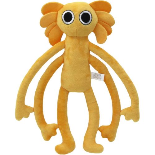 Peluche Rainbow Friends, peluche Rainbow Friends, jouet populaire, peluche de Noël, cadeau pour enfants et fans de jeux (jaune)