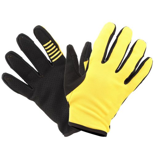 Gants De Moto Unisexes, Respirants, Pour Ecran Tactile, Pour L'hiver, L'automne Et Le Printemps, Jaunes, Taille L