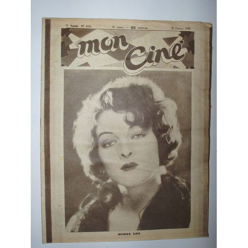 Mon Ciné N°418  N° 418 : Myrna Loy