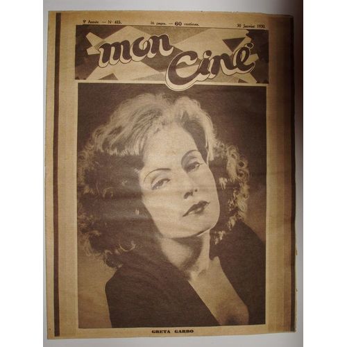 Mon Ciné Greta Garbo.Moulin-Rouge  N° 415 : Greta Garbo