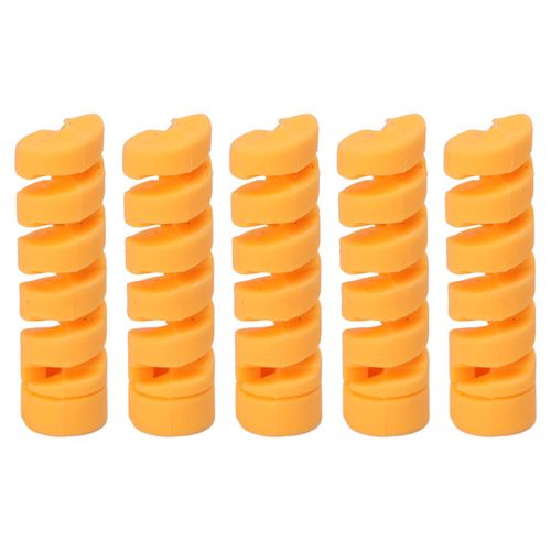 Cansucc Lot De 5 Manchons De Protection En Caoutchouc Pour Cadre De Velo, Boitier De Cable De Frein Et Levier De Vitesse, Jaune