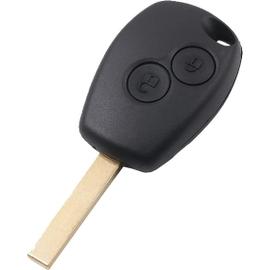 Coque de clé télécommande à 2 boutons pour Renault, étui pour clé
