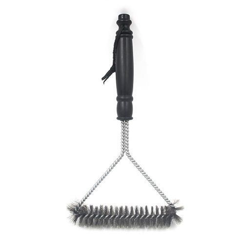 Brosse de nettoyage pour barbecue en acier inoxydable, grille de barbecue 16,5 cm