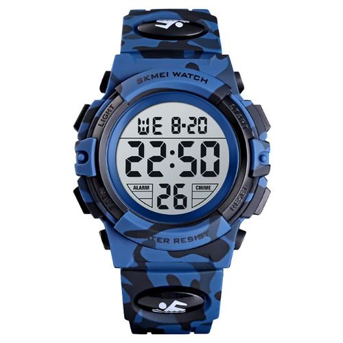 Montre De Plongée Numérique (Bleu Foncé) Avec Réveil, Jouet De Sport, Cadeau De Noël Pour Enfants De 3 À 12 Ans