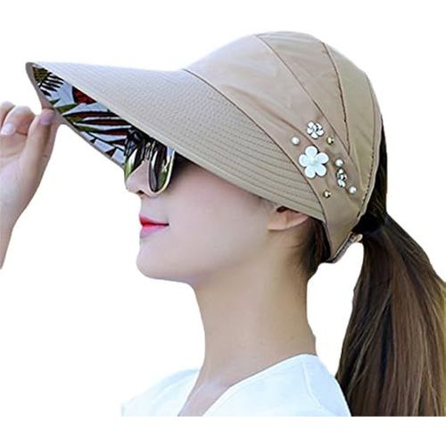 Casquette Pare-Soleil Pour Femme, Respirante, Pliable, De Baseball, Anti-Uv, Pour L'été, Les Loisirs Et Le Tourisme, Kaki