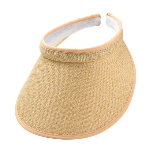 Chapeau De Soleil Rétro Pour Femme, Protection Uv, Pour L'extérieur, Pour L'équitation, La Plage, Sous Vide, Beige