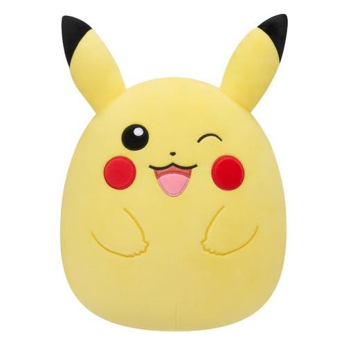 Pokémon - Squishmallow Vague 3 - Peluche Moyenne Pikachu Clin D'oeil