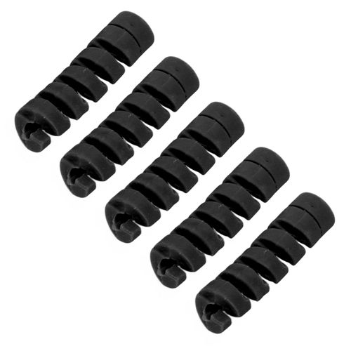 Cansucc Lot De 5 Manchons De Protection En Caoutchouc Pour Cadre De Velo, Boitier De Cable De Frein Et Levier De Vitesse, Noir