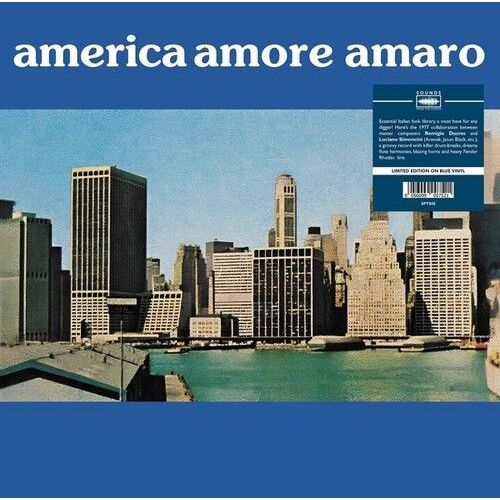 Du Cros,Remigio / Simoncini,Luciano - America Amore Amaro [Vinyl Lp] Blue, Colored Vinyl