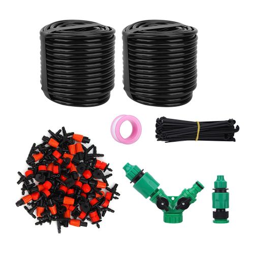 Kit d'arrosage automatique pour plantes et fleurs, 30 metres, tuyau d'arrosage