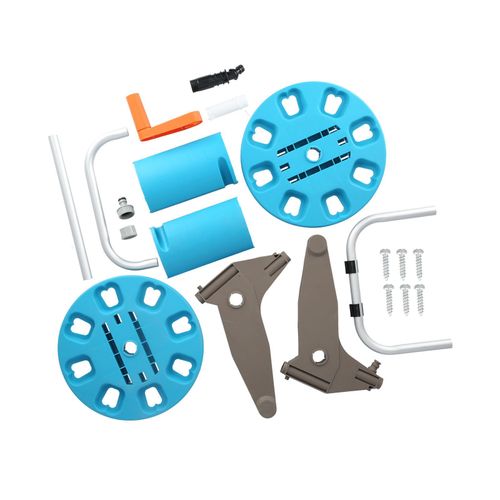 Support de tuyau d'arrosage G1/2 pour tuyau de 30 m, chariot de rangement pour tuyau d'arrosage de jardin, outil de lavage de voiture