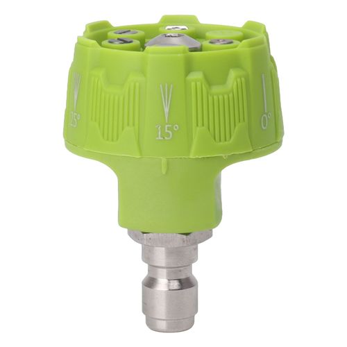 Buse de pulverisation pour nettoyeur haute pression 6 en 1, buse multifonctionnelle reglable, interface de prise 1/4, embout de connexion vert