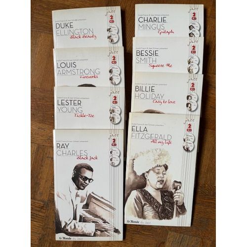 8 Numéros De La Belle Collection Le Monde Du Jazz : Billie Holiday, Charlie Mingus, Ray Charles, Duke Ekkington, Bessie Smith, Ella Fitzgerald , Louis Amstrong, Lester Young.