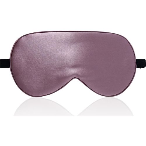 Asas-100% Masque De Sommeil En Soie Bio Pour Dormir Avec Sac De Voyage Des Deux Côtés En Soie 19 Momme Réglable,Masque Pour Les Yeux En Soie Pour Femmes Et Hommes,Gris Violet