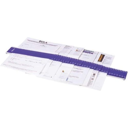 Asas-370006 Trieur De Bureau De Type Bande Métallique Avec Onglets En Polypro-Indexation Alphabétique A-Z Et Numérique 1-31