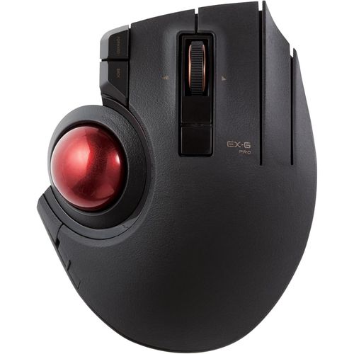 asas-M-Xpt1Mrxbk Trackball Mouse,Wired,Wireless,And Bluetooth,Gaming,High-Performance Ruby Ball,8 Mappable Buttons,Smooth Scrolling,Extra Large,Ex-G Pro,Black