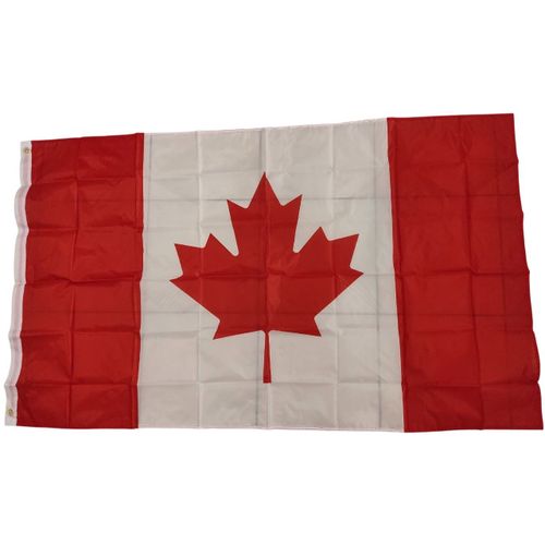 Drapeau National Du Canada Flag Bandeira Bandera Polyester Double Face