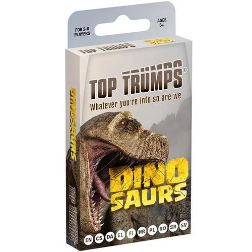 Jeu De Societe - Dinosaures Cartes Standard Tuck Box Multilingue - Winning Moves Top Trumps