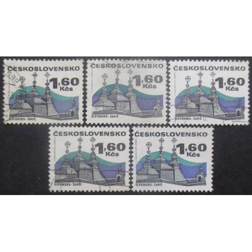 Tchecoslovaquie N°1932 X 5 Oblitéré