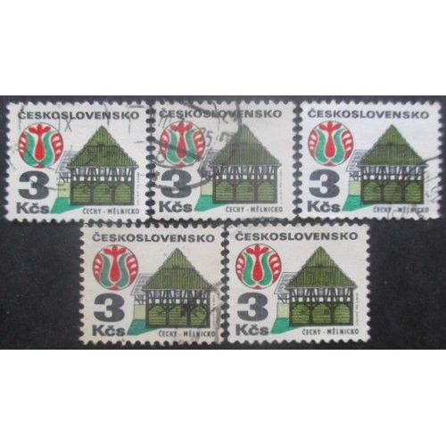 Tchecoslovaquie N°1920 X 5 Oblitéré