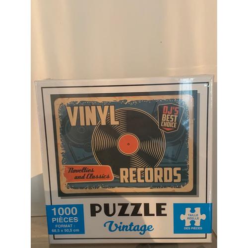 Puzzles 1000 Pieces 68.5x50.50 Cm Vinyl Records Vintage - Cdiscount Jeux -  Jouets