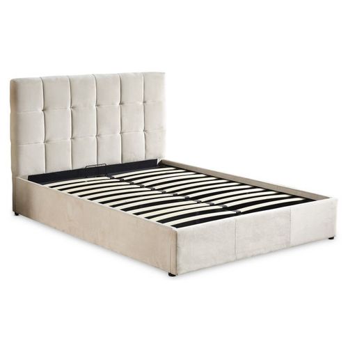 Lit Adulte Sommier Relevable "Birma" 160x200cm Beige