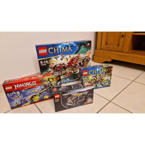 Lot Lego Chima, Ninjago Et Technic