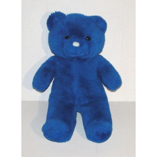 Peluche Ours Bleu Ajena 40 Cm