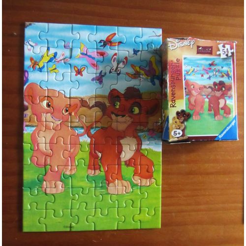 Mini Puzzle Disney Roi Lion Simba Et Nala 54 Pièces Ravensburger