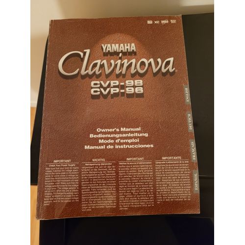 Piano Yamaha Clavonova Cpv 96