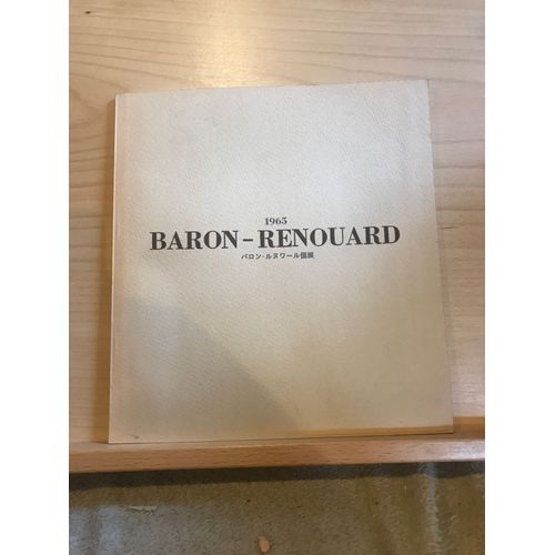 Baron-Renouard 1965 Plaquette D'Exposition Nihonbashi Gallery Japonais