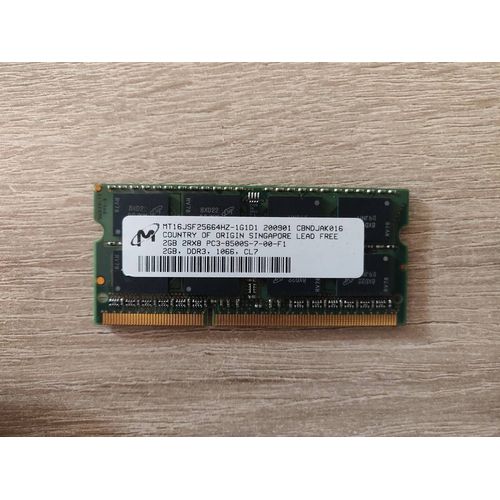 2GB DDR3 PC3 8500S Micron
