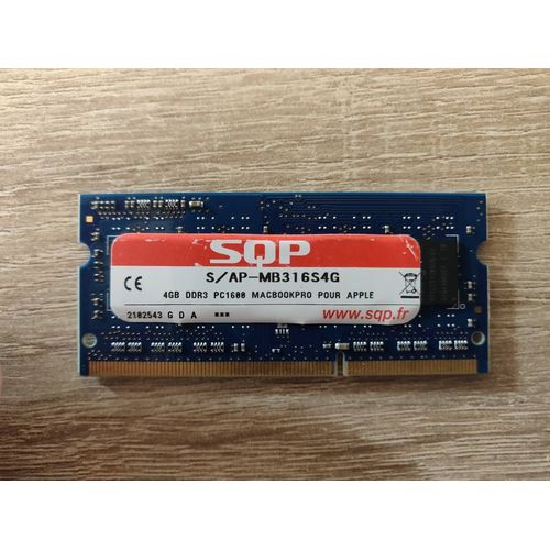 4GB DDR3 PC1600 SQP Apple