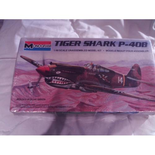 Monogram 1/48 Tiger Shark P-40b-Monogram