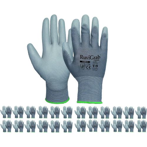 Letnerny-Gant De Travail Respirant En Polyuréthane - Gant De Jardinage - Gants Pour L'industrie, La Construction, L'agriculture Ou L'u Général - Gant De Travail Homme Et Femme