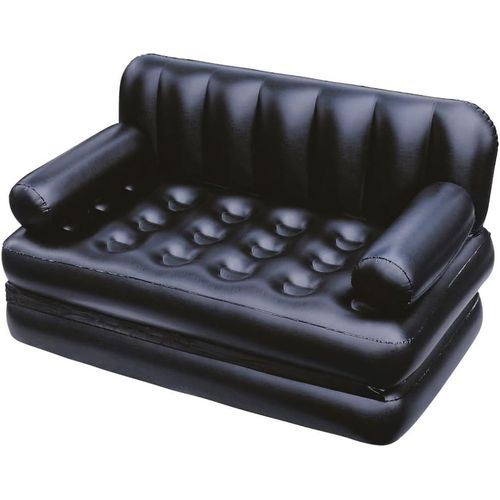 wagner-75054 Canapé Gonflable Convertible En Matelas 2 Places Multi Max 188 X 152 X 64cm Avec 2 Porte-Gobelets